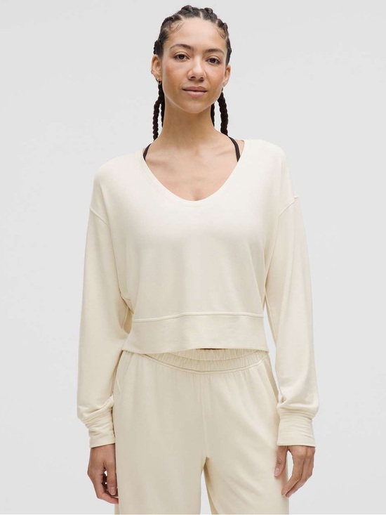 lululemon athletica Sweaters - Lululemon BeCalm Scoop-Neck Pullover sweater like new